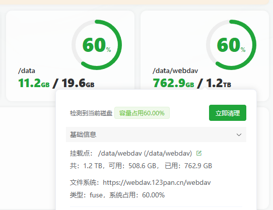 Ubuntu 挂载123云盘的webdav
